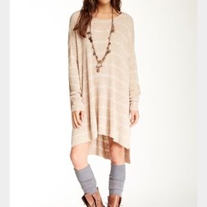 Free People oversized Sweater /Tunic Size XS